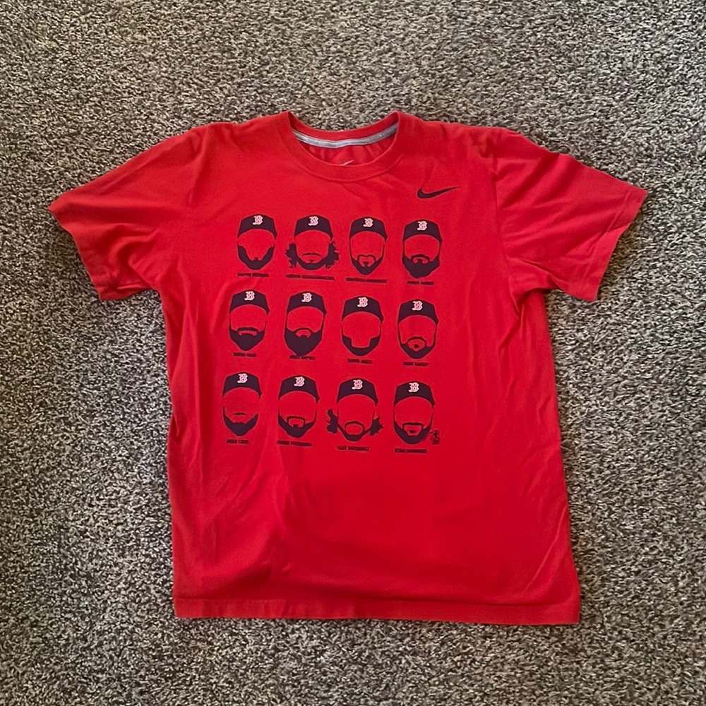 Nike Red Sox #Getbeard